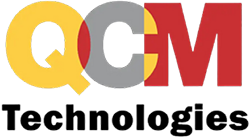 Linked logo reading'QCM Technologies'